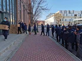 抗擊疫情，疫情同心，疫情不異心，冬季不凍情